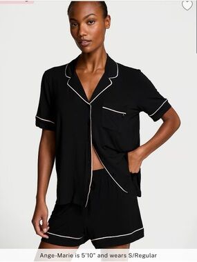 VICTORIA'S SECRET
SoSoft™ Modal Short Pajama Set, black, small